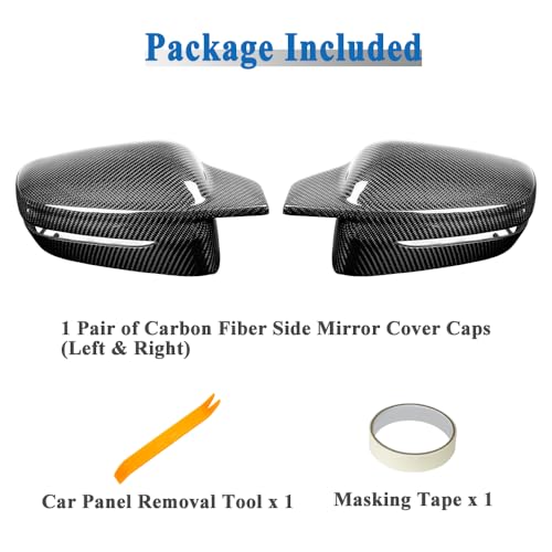 AeroBon CF Mirror Caps BMW 2 Series G42 / 3 Series G20 (2022-2026) - product detail view
