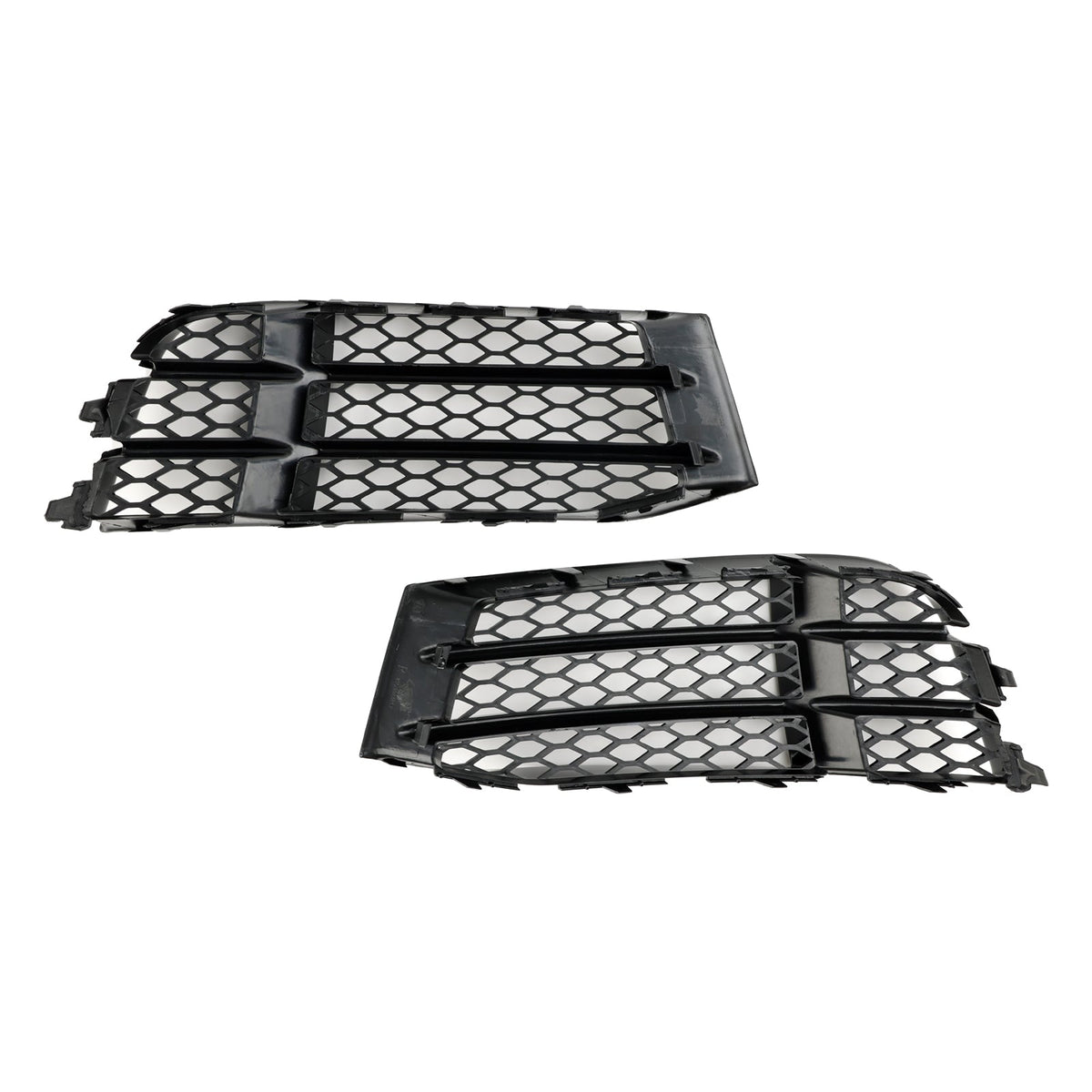 2010-2016 Audi RS5 Coupe Sportback Front Bumper Lower Fog Light Cover Grill — Pair (8T0807681F / 8T0807682F)