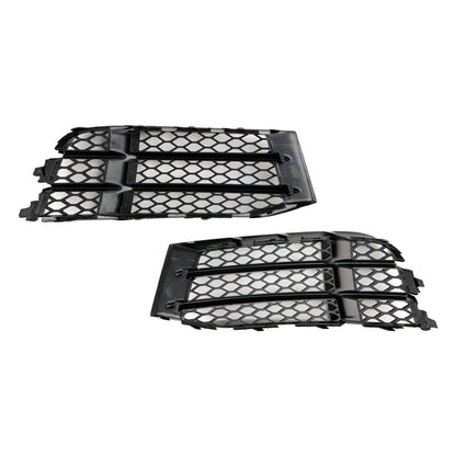2010-2016 Audi RS5 Coupe Sportback Front Bumper Lower Fog Light Cover Grill — Pair (8T0807681F / 8T0807682F)
