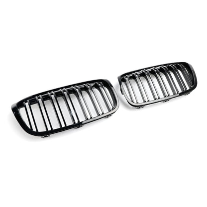 2018-2021 BMW 2 Series F45 F46 Gloss Black Front Kidney Grille — Pair