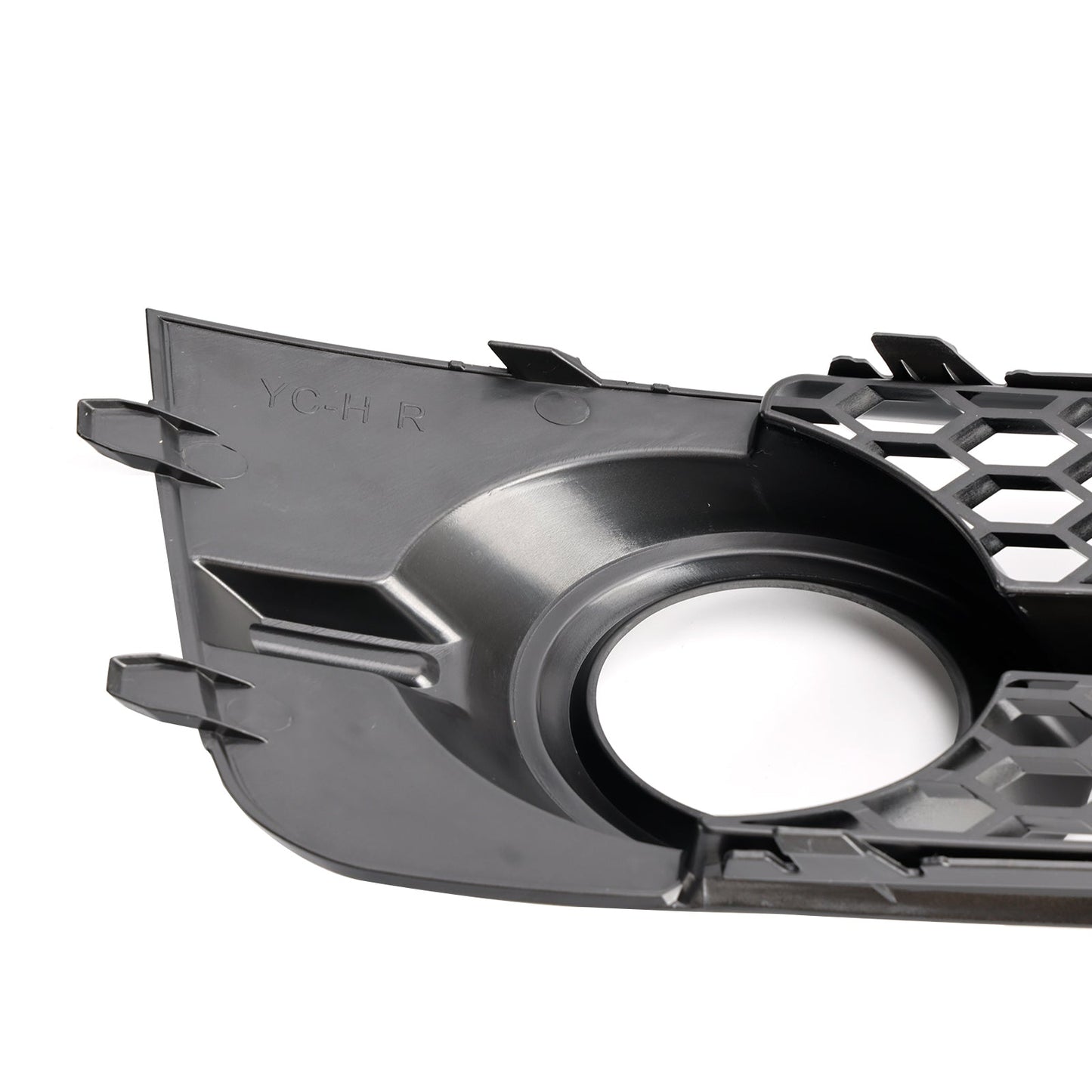 2011-2014 Audi A1 8X S-Line Front Bumper Fog Light Cover Grille — Pair (8X0807681B / 8X0807682B)