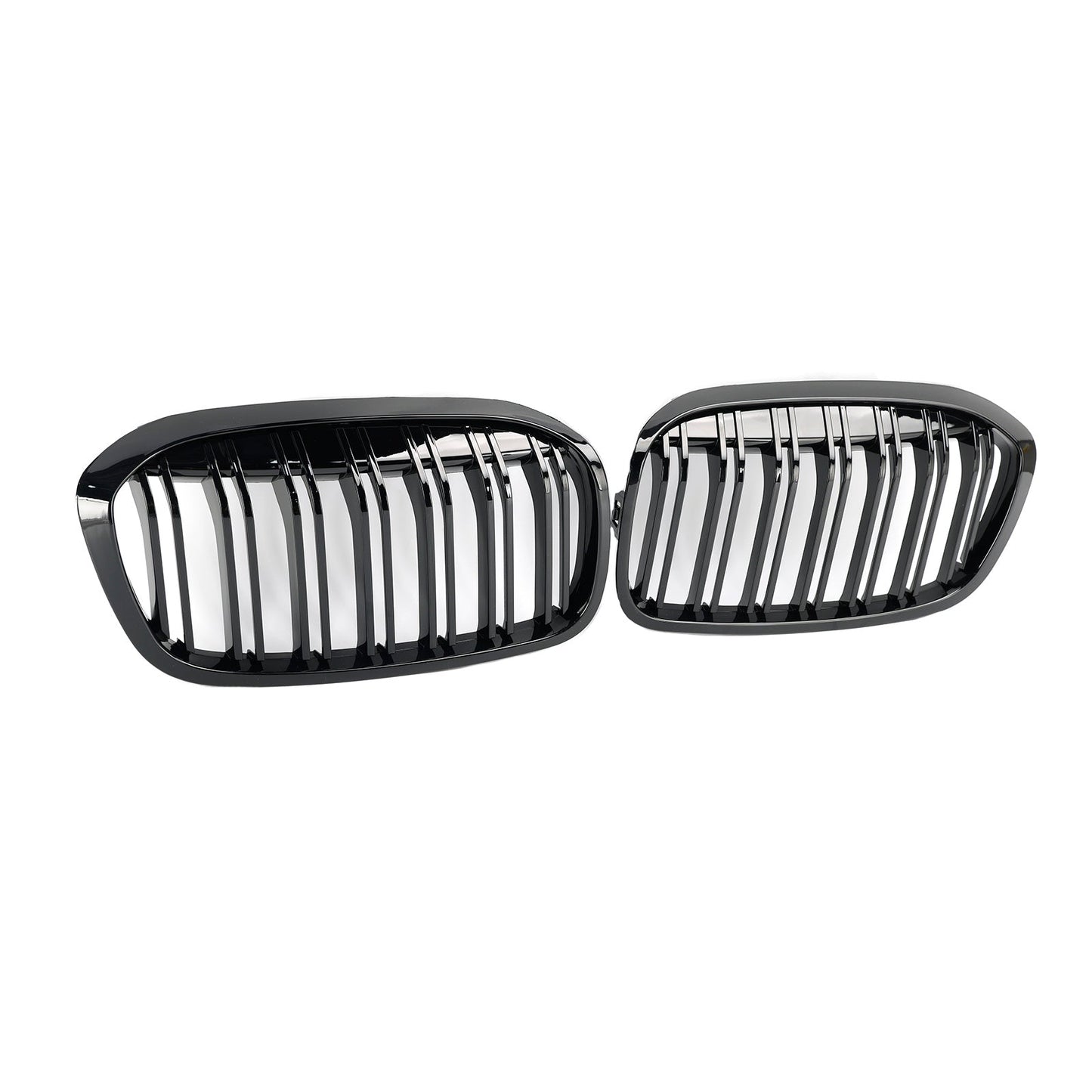 2018-2021 BMW 2 Series F45 F46 Gloss Black Front Kidney Grille — Pair