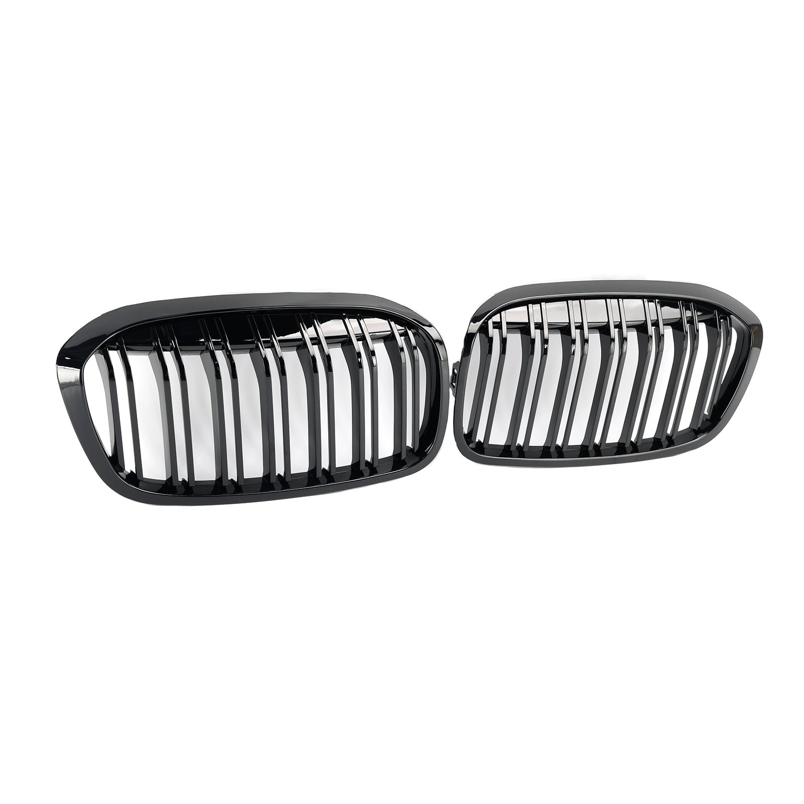 2018-2021 BMW 2 Series F45 F46 Gloss Black Front Kidney Grille — Pair
