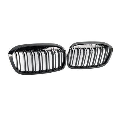2018-2021 BMW 2 Series F45 F46 Gloss Black Front Kidney Grille — Pair