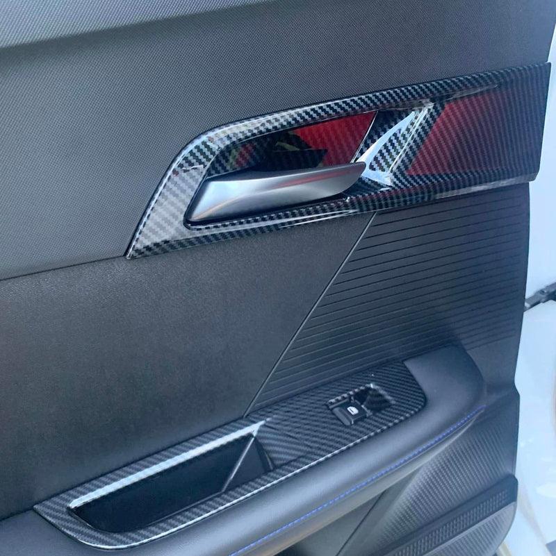 MG4 EV Inner Door Bowl Carbon-Fiber Pattern Trim, 4-Piece