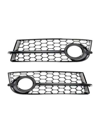 2007-2010 Audi TT MK2 Fog Light Cover Grille — Pair (8J0807681 / 8J0807682)