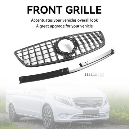 2020-2023 Mercedes-Benz Vito W447 Facelift Black Front Grille
