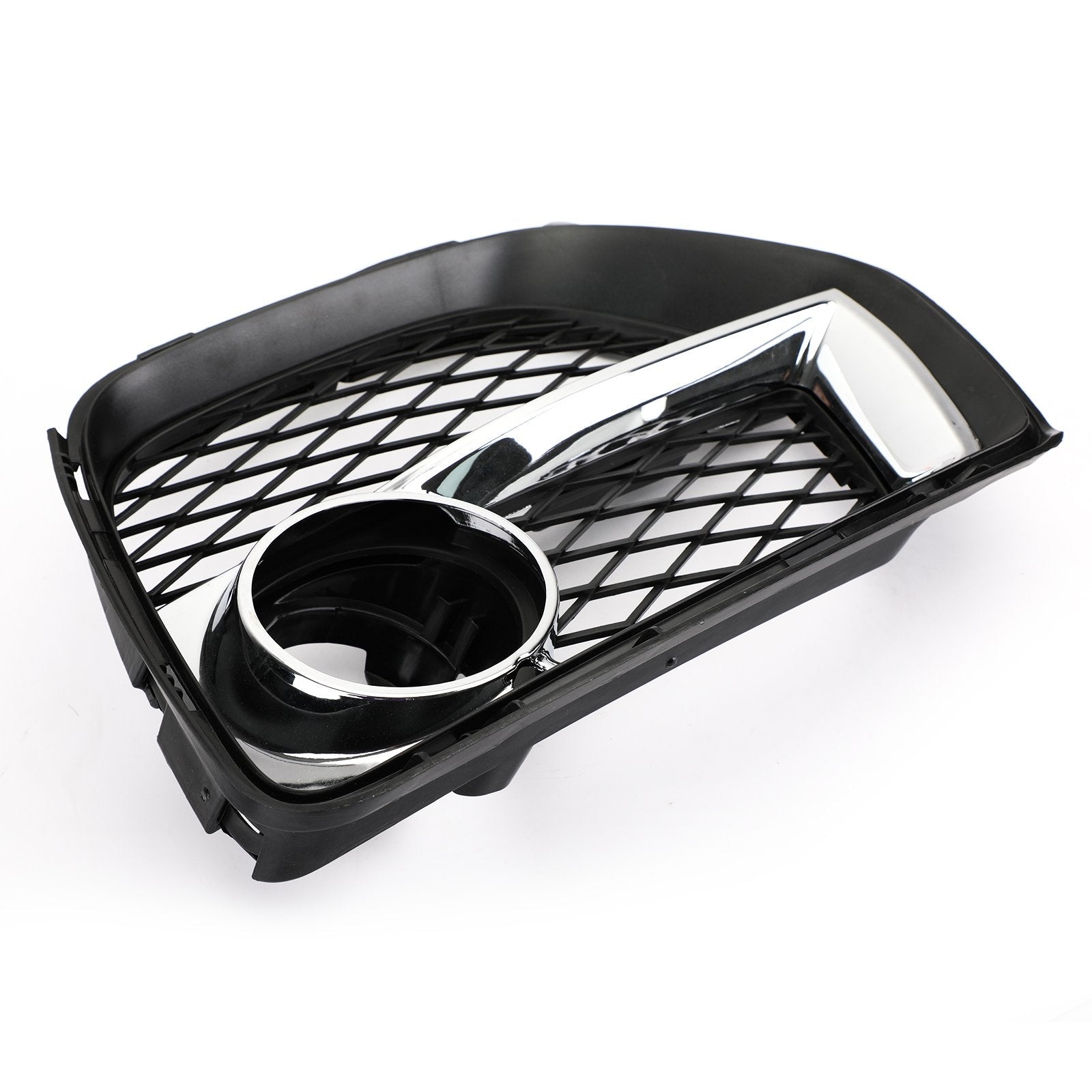2012-2014 BMW X6 E71 Front Bumper Closed Grid Fog Light Grille — Left & Right Pair