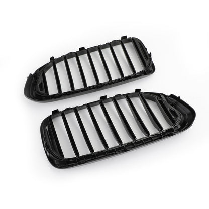 2017-2019 BMW 5 Series G30 530i 540i Gloss Black Front Kidney Grille