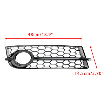 2007-2010 Audi TT MK2 Fog Light Cover Grille — Pair (8J0807681 / 8J0807682)