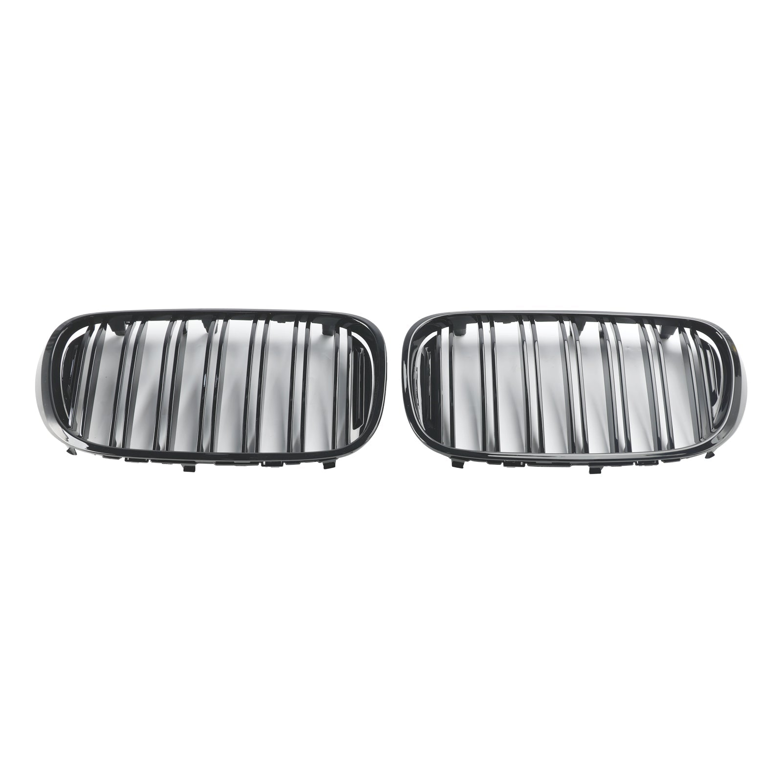 2015-2019 BMW 7 Series G11 Long-Wheelbase Pre-Facelift Black 2-Slat Front Kidney Grille