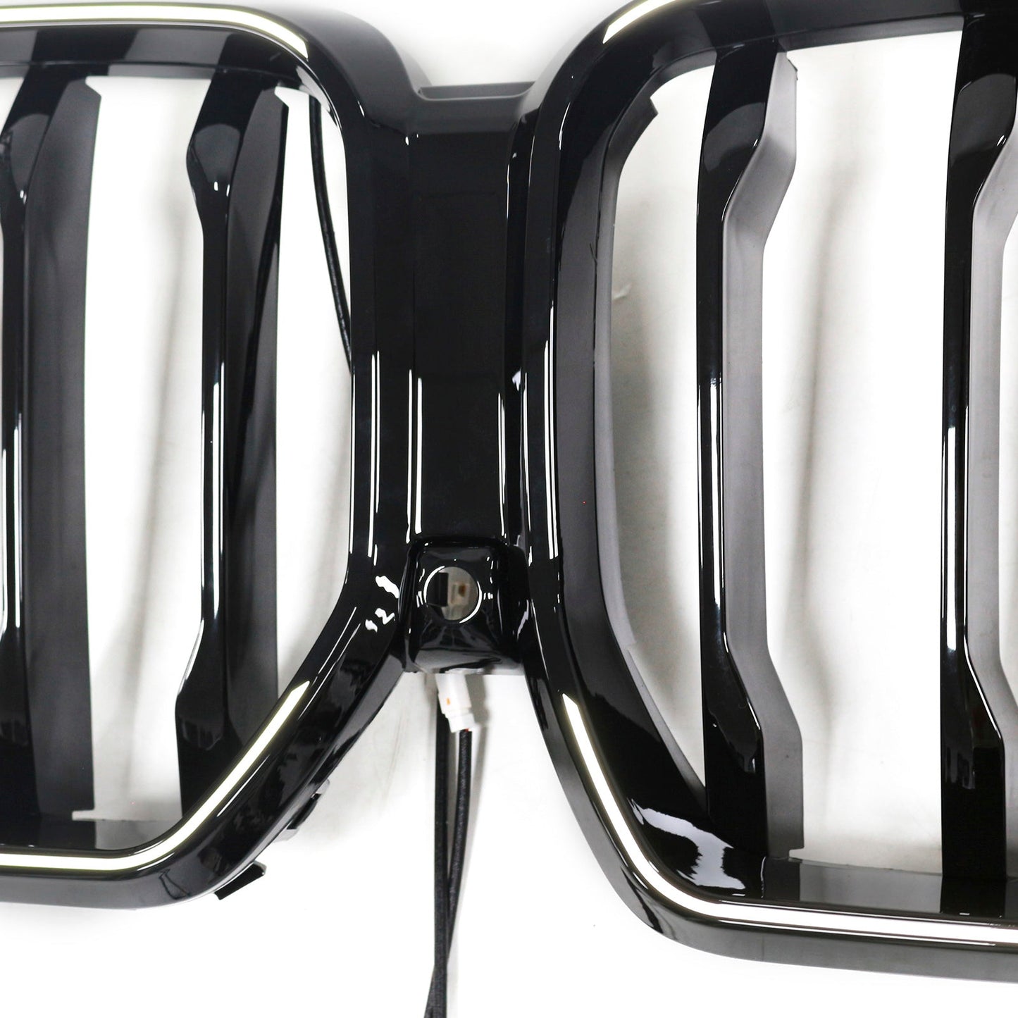 2023-2025 BMW X6 G06 M60i Black Front Bumper Grille with Camera Hole
