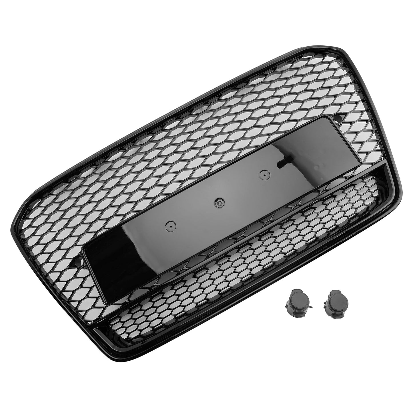 2013-2016 Audi A5 S5 B8.5 RS5 Style Honeycomb Front Bumper Grille (Black)