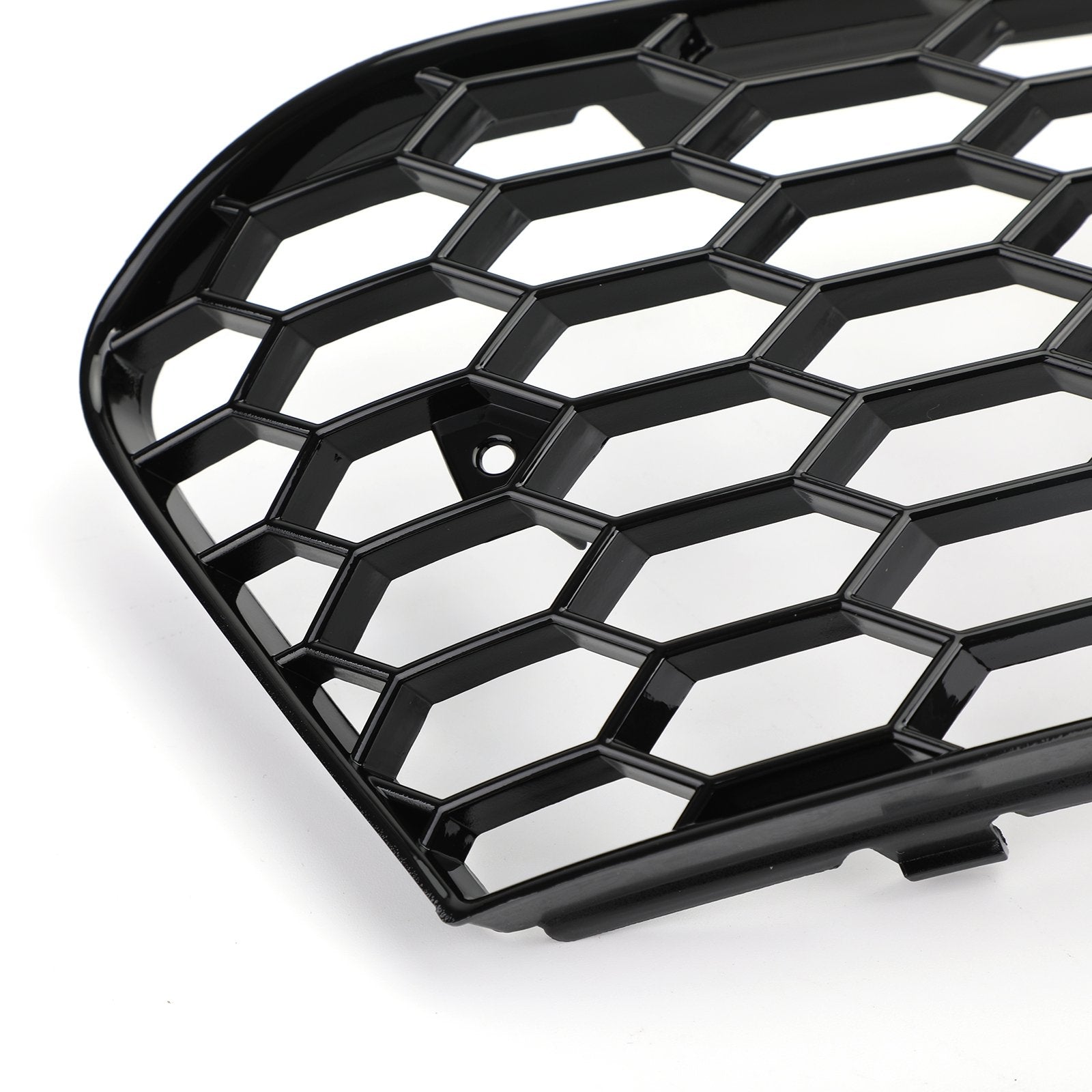 2009-2012 Audi A4 B8 Honeycomb Mesh Fog Light Open Vent Grill — Pair