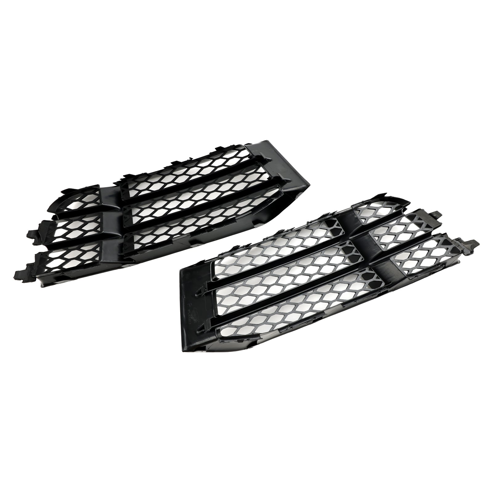 2010-2016 Audi RS5 Coupe Sportback Front Bumper Lower Fog Light Cover Grill — Pair (8T0807681F / 8T0807682F)