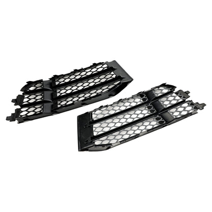 2010-2016 Audi RS5 Coupe Sportback Front Bumper Lower Fog Light Cover Grill — Pair (8T0807681F / 8T0807682F)