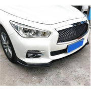 Infiniti Q50 Base 2014-2017 Front Bumper Lip Carbon Fiber