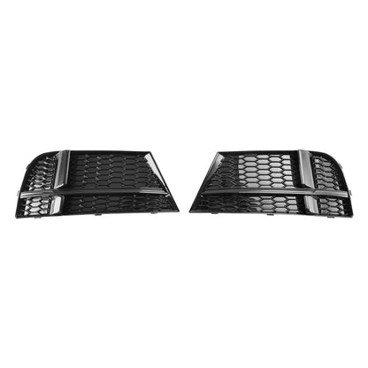 2016-2020 Audi A3 8V S-Line Front Fog Light Cover Bezel Grill — Pair (8V3807682 / 8V3807681)