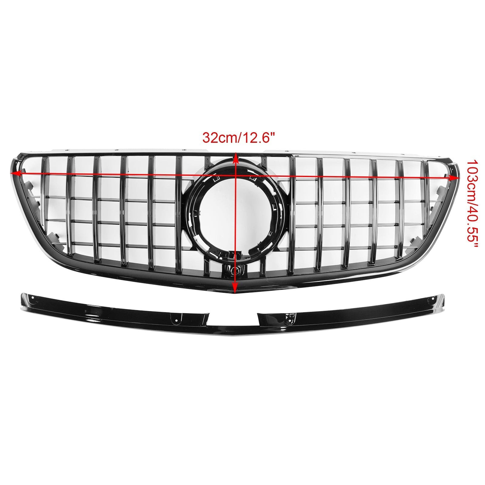 2020-2023 Mercedes-Benz Vito W447 Facelift Black Front Grille