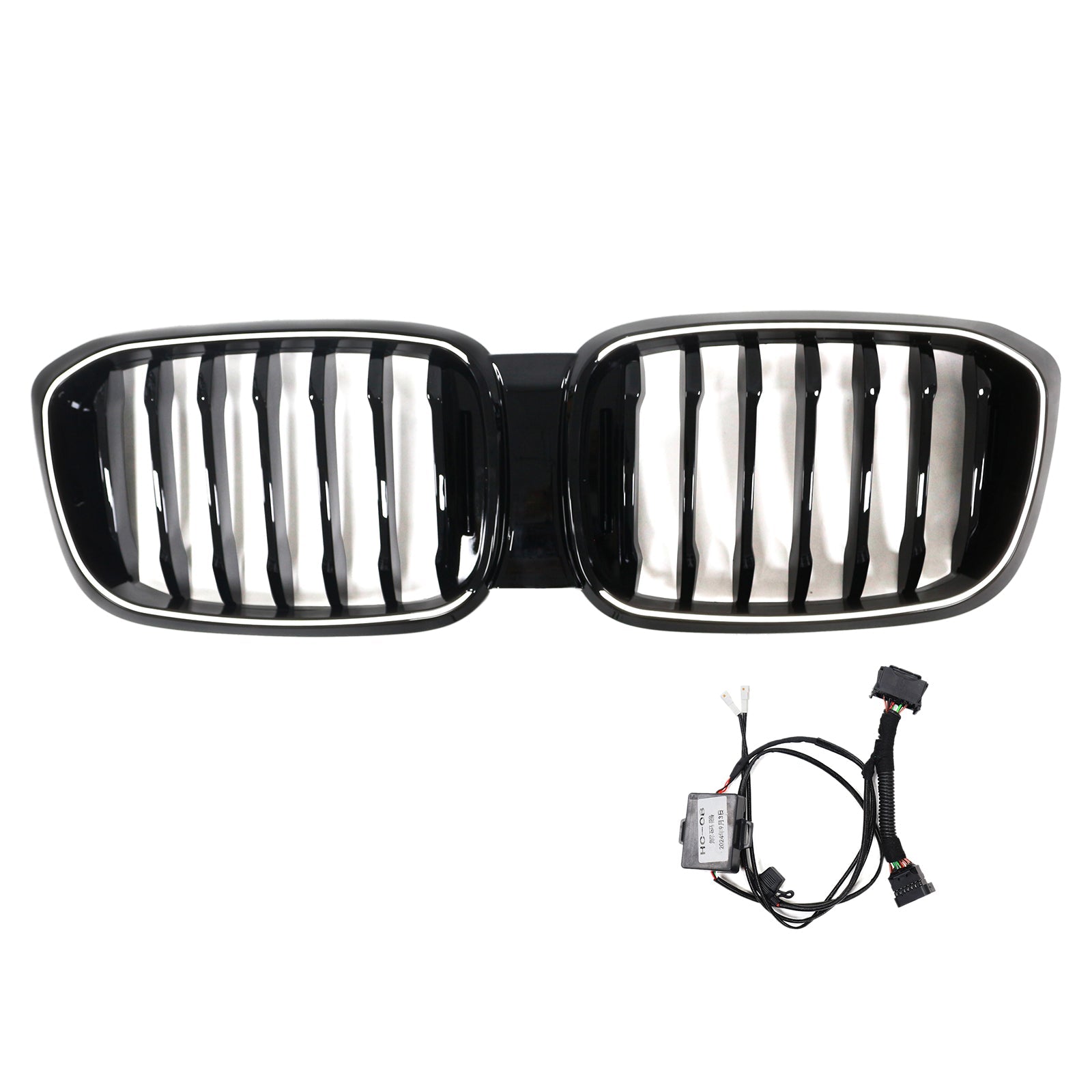 2018-2021 BMW X4 G02 X3 G01 G08 Gloss Black Front Kidney Mesh Grille (51138469959)