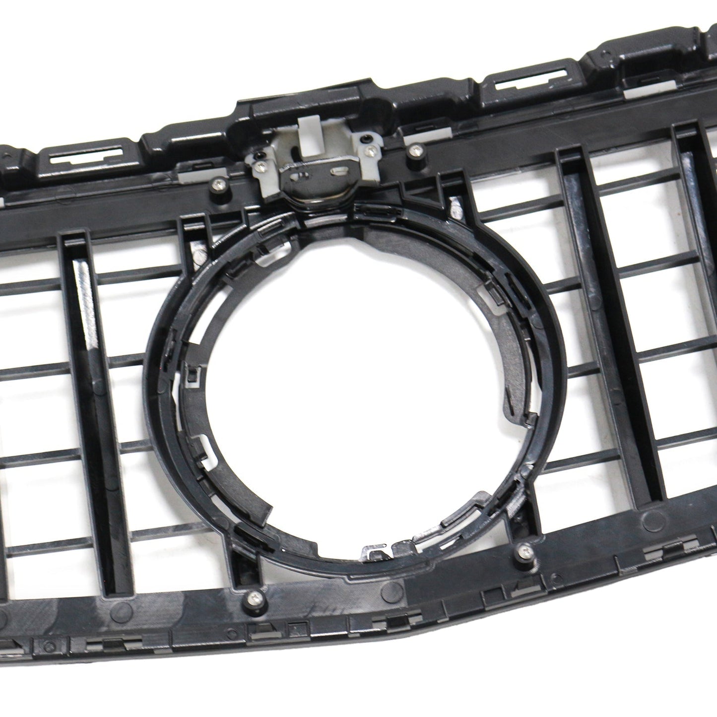 2015-2021 Mercedes-Benz C-Class W205 C200 C250 C300 C350 Black Front Bumper Grille with LED