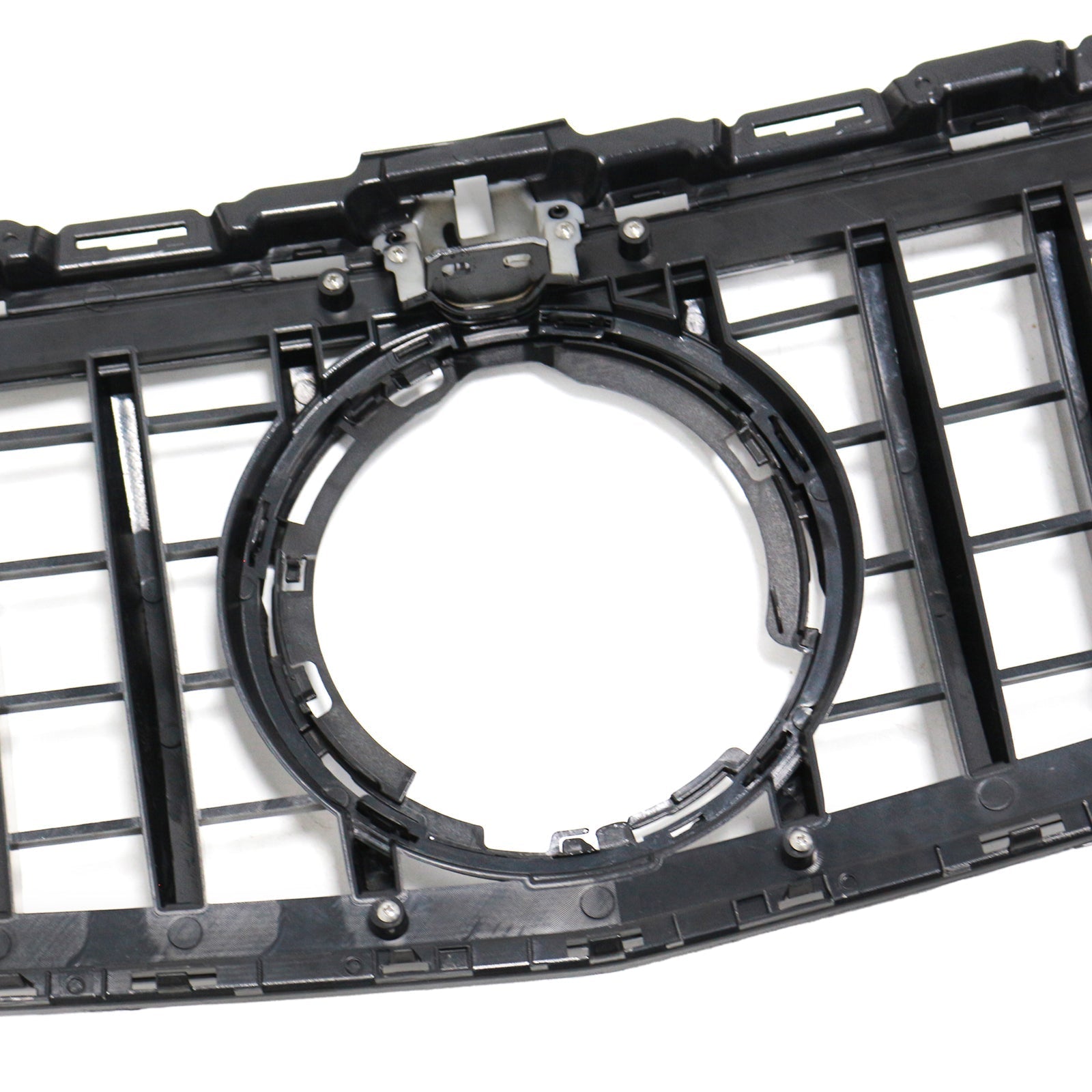 2015-2021 Mercedes-Benz C-Class W205 C200 C250 C300 C350 Black Front Bumper Grille with LED