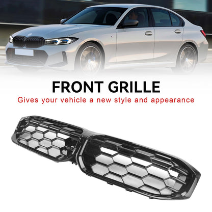 2023-2024 BMW 3 Series G20 320i 330i M340i Gloss Black Front Kidney Grille