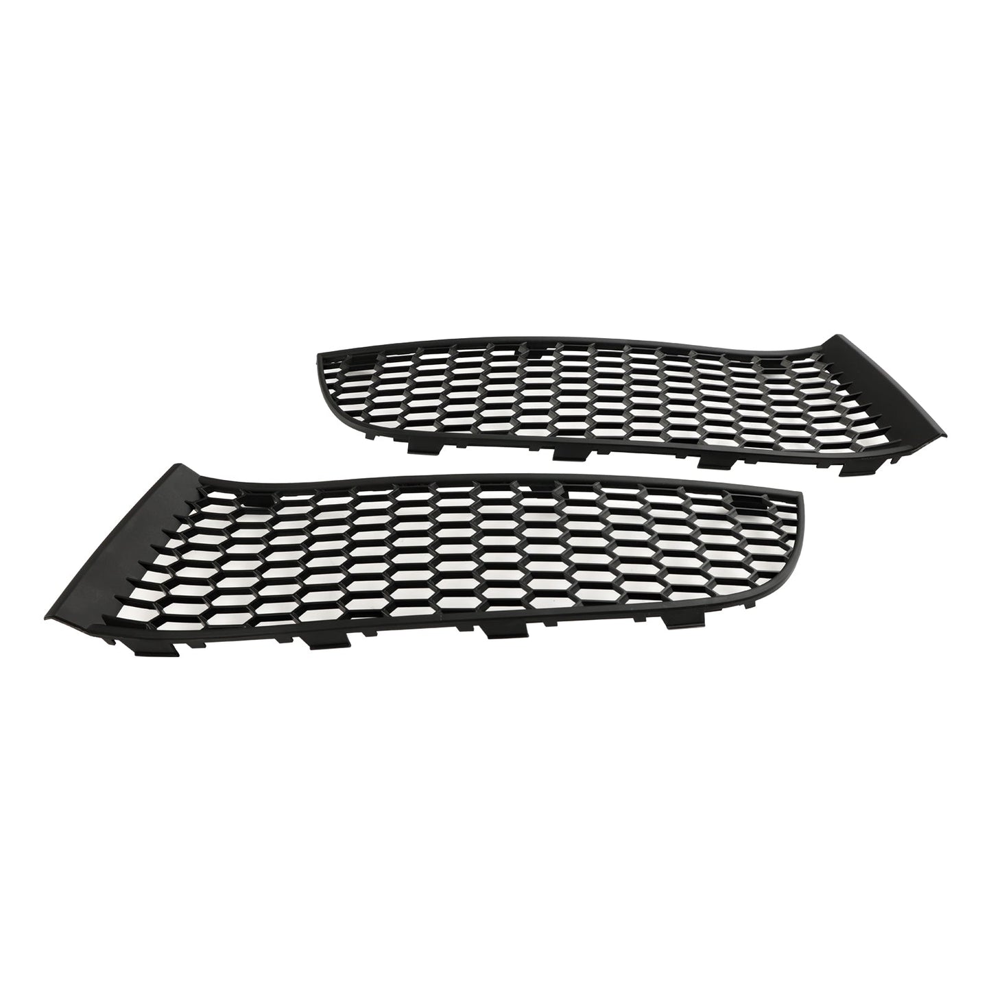 2009-2015 BMW 7 Series F01 F02 Front Bumper Lower Grille — Pair (51117903673 / 51117903674)