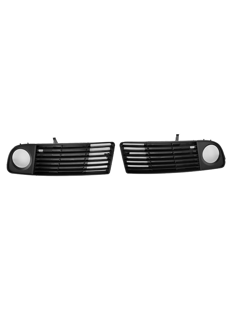 1998-2001 Audi A6 C5 Front Lower Bumper Fog Light Cover Grille — Pair (4B0807681S / 4B0807682S)