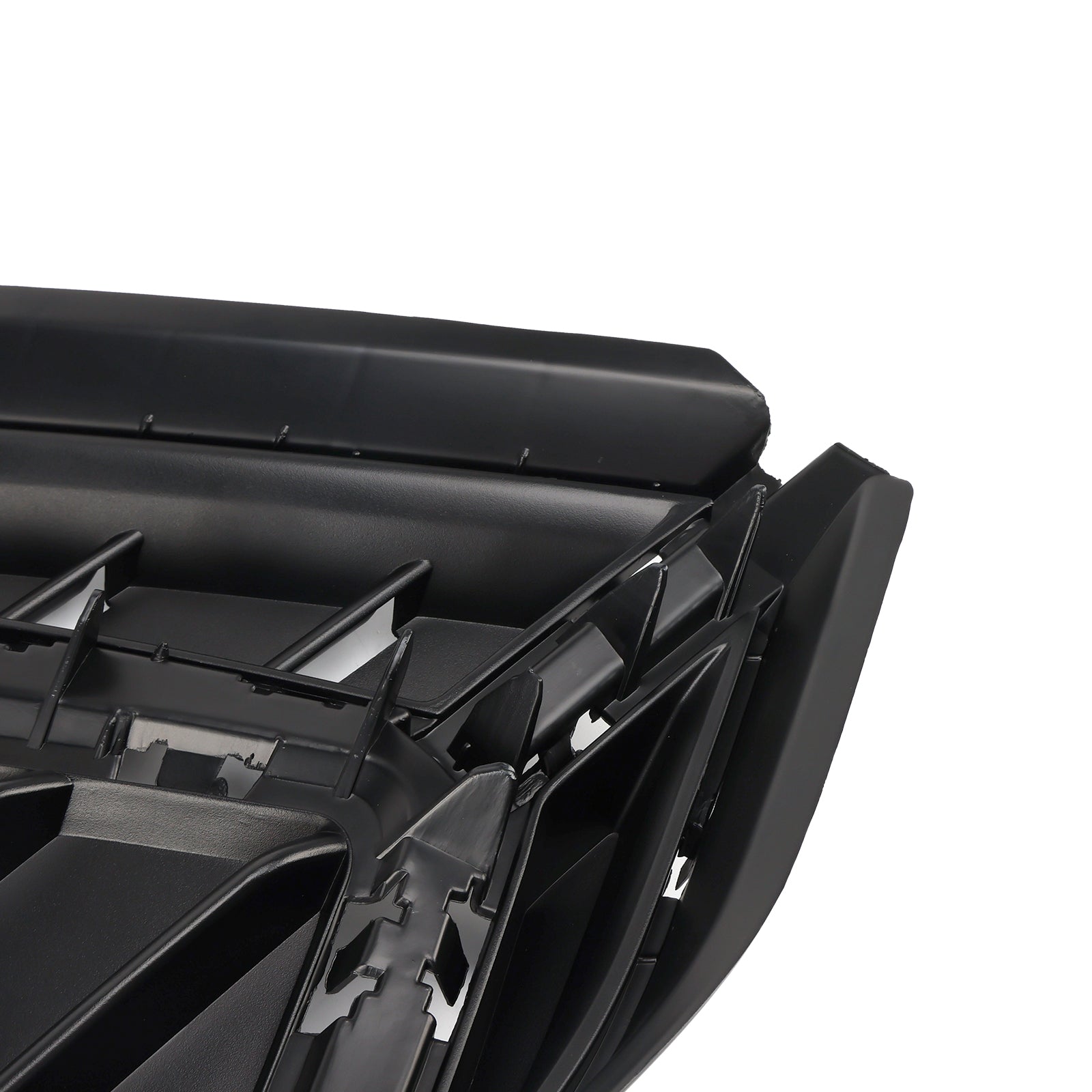 2019-2022 Audi Q3 S-Line Gloss Black Front Bumper Grille Cover — Pair