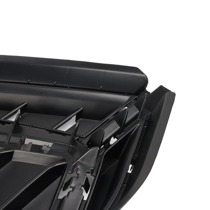 2019-2022 Audi Q3 S-Line Gloss Black Front Bumper Grille Cover — Pair