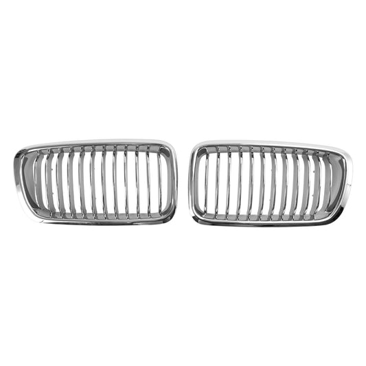 1994-2001 BMW 7 Series E38 Chrome Front Kidney Grille — Pair (51138125811 / 51138125812)