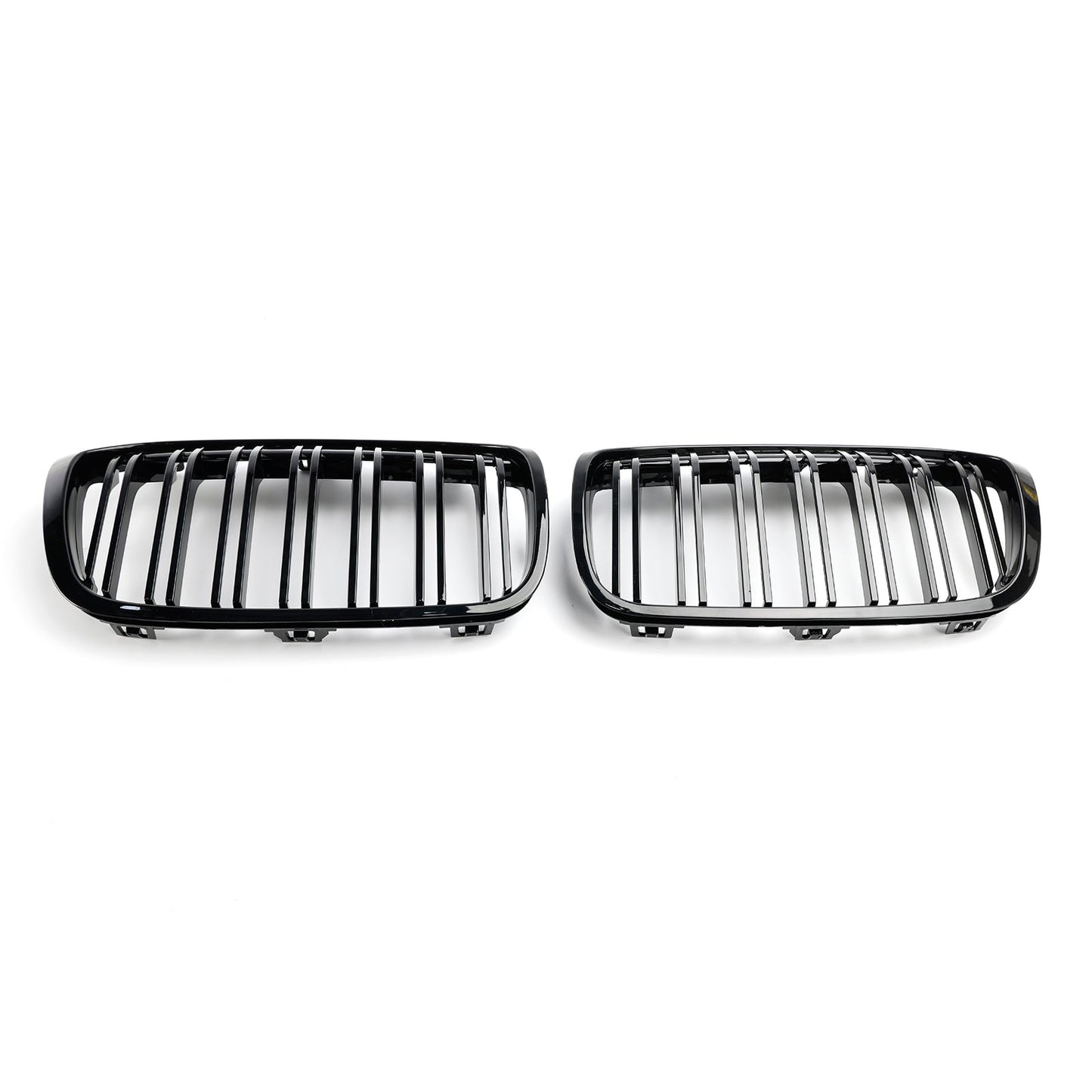 2018-2021 BMW 2 Series F45 F46 Gloss Black Front Kidney Grille — Pair