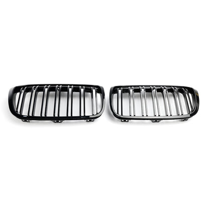 2018-2021 BMW 2 Series F45 F46 Gloss Black Front Kidney Grille — Pair