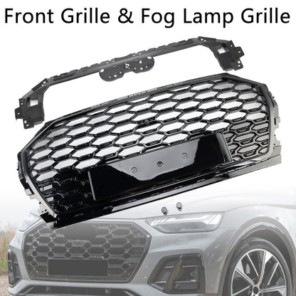 2021-2025 Audi Q5 SQ5 RSQ5 Style Front Honeycomb Mesh Grille