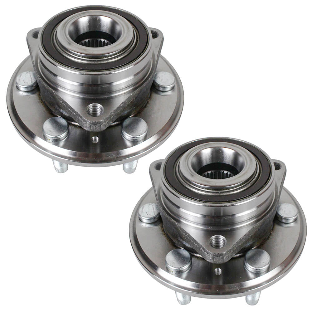 2Pcs Front & Rear Wheel Hub Bearing for 2010-2016 Cadillac SRX, 2011 Saab 9-4X