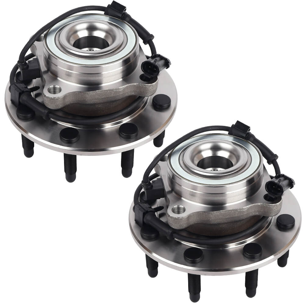 2Pcs Front Wheel Hub Bearing Assembly for 99-06 Chevy Silverado, 99-06 GMC Sierra, Hummer H2, Etc.