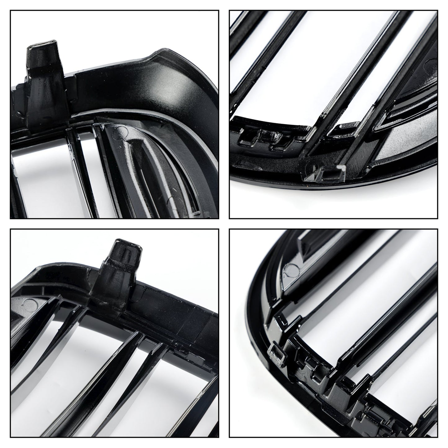 2015-2019 BMW 7 Series G11 Long-Wheelbase Pre-Facelift Black 2-Slat Front Kidney Grille