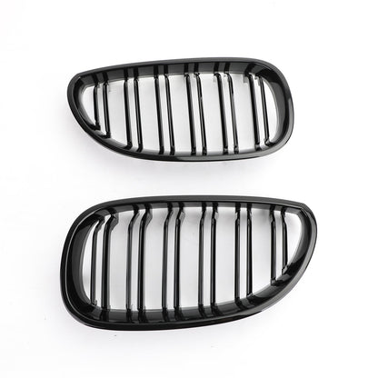 2004-2009 BMW 5 Series E60 E61 M5 520i 530i Gloss Black Sport Front Kidney Grille