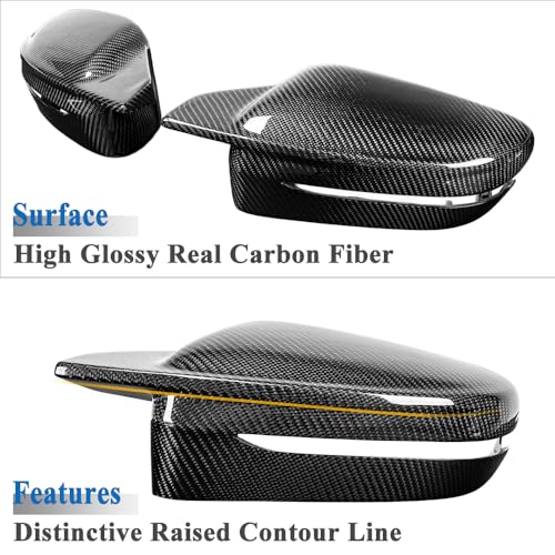 AeroBon CF Mirror Caps BMW 2 Series G42 / 3 Series G20 (2022-2026) - product display view