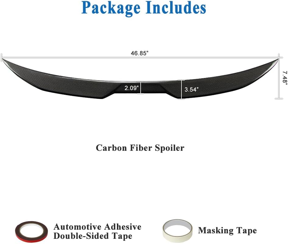AeroBon Carbon Fiber Trunk Spoiler BMW 4 Series F32 (2013-2020) MP - product detail view