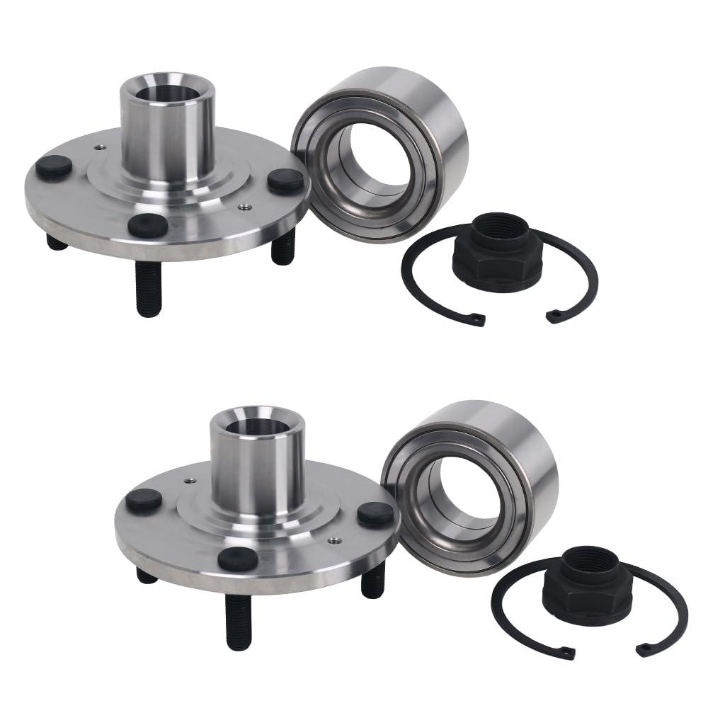 2Pcs Front Wheel Hub Bearing Assembly for 1998-2002 Honda Accord 2.3L