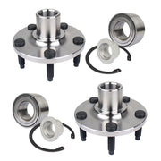 2Pcs Front Wheel Hub Assembly for 2007-2010 Ford Edge, 2007-2010 Lincoln MKX