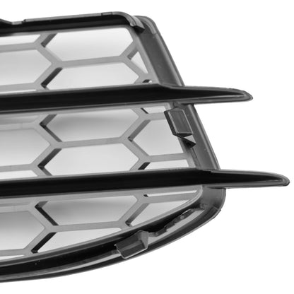2009-2012 Audi A3 8P S-Line Honeycomb Front Bumper Fog Light Grille Cover (8P0807682)
