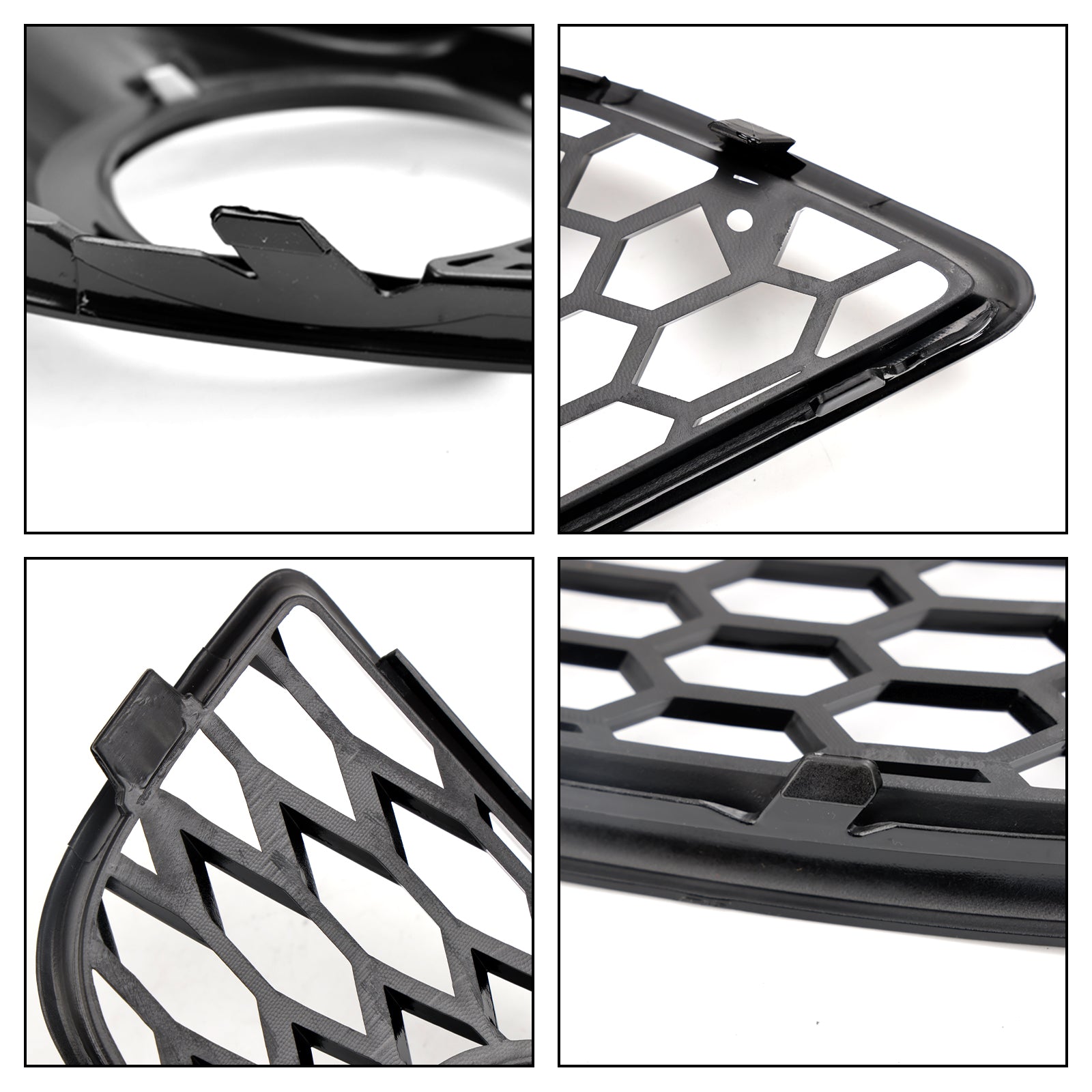 2009-2013 Audi A3 8P Standard Version Honeycomb Front Bumper Fog Light Grill Cover