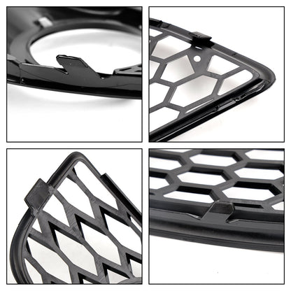 2009-2013 Audi A3 8P Standard Version Honeycomb Front Bumper Fog Light Grill Cover
