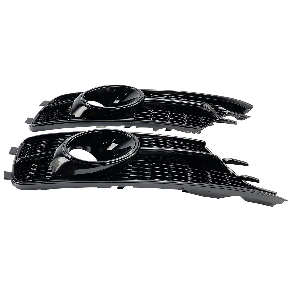 2016-2018 Audi A6 C7 with ACC Front Bumper Lower Light Cover Grille — Pair (4G0807647A)