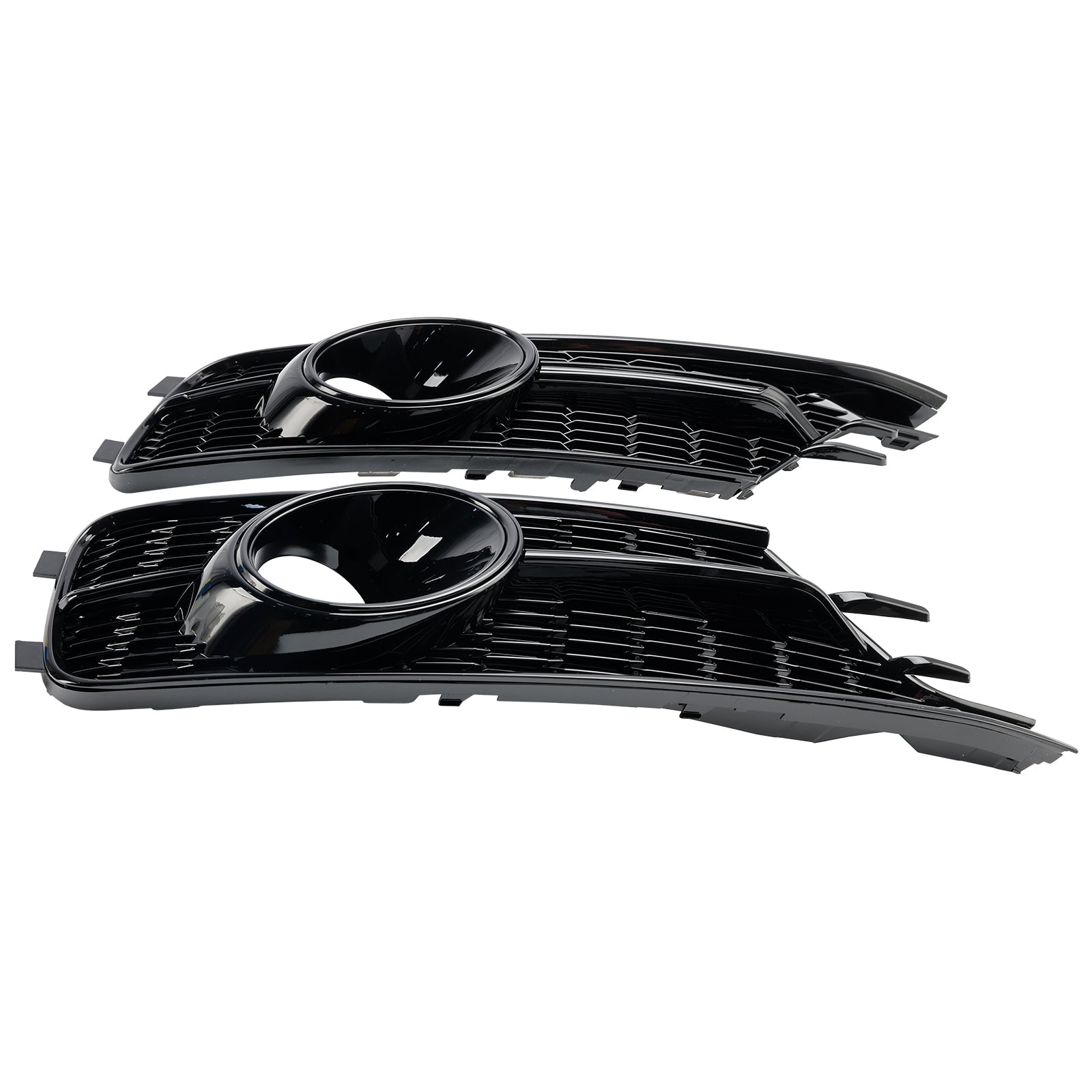 2016-2018 Audi A6 C7 with ACC Front Bumper Lower Light Cover Grille — Pair (4G0807647A)