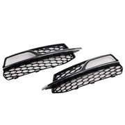 2013-2017 Audi S3 Front Lower Bumper Fog Light Cover Grille — Pair (8V3807681G / 8V3807682G)