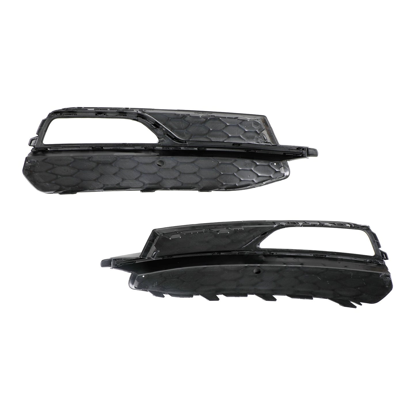 2013-2016 Audi A3 S-Line Lower Bumper Fog Light Cover Grill — Pair (8V3807681G / 8V3807682G)